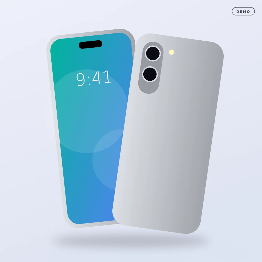 Nova 6 Phone (detail) — demo illustration